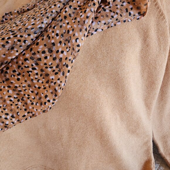 J. Jill Infinity Scarf - Burnish Brass Lively Dots - NWOT - Picture 7 of 10